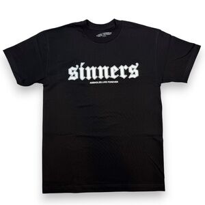 Assholes Live Forever  Sinners Graphic Tee Size M – Black